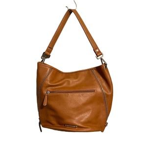 Nicole Miller Faux leather tote handbag purse